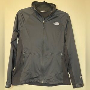 The North Face Windstopper Black Zip-Up Jacket size Medium
